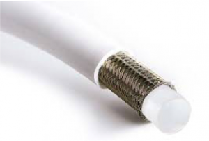 Ống mềm lõi nhựa nhiệt dẻo bên ngoài với  dây bện thép không gỉ (ống nòng trơn tru)
